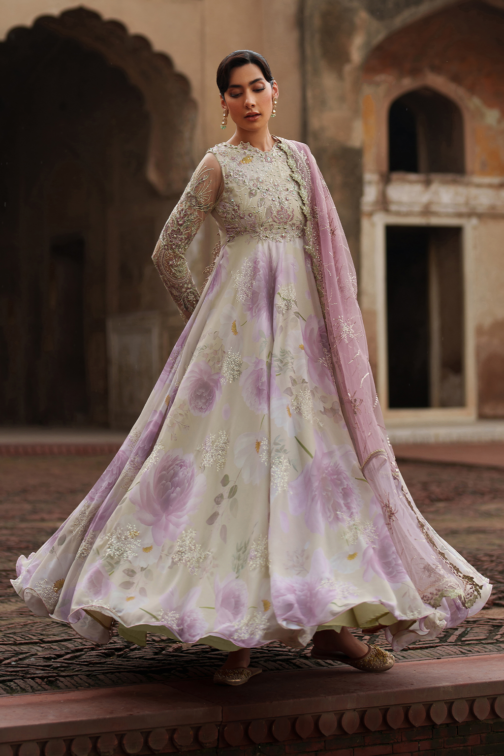 Iznik | Festive Formal | UE-546 Embroidered Chiffon