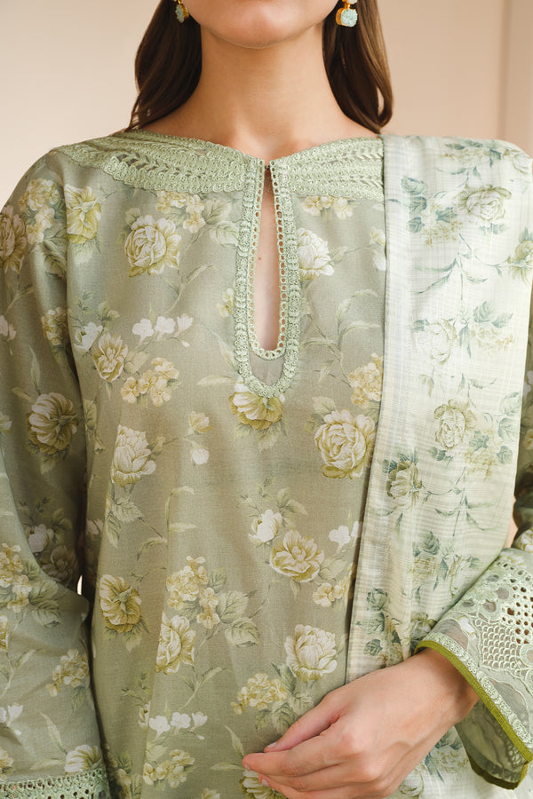 Baroque | Luxury Pret 24 | LAWN UF-654 - House Of Anaya