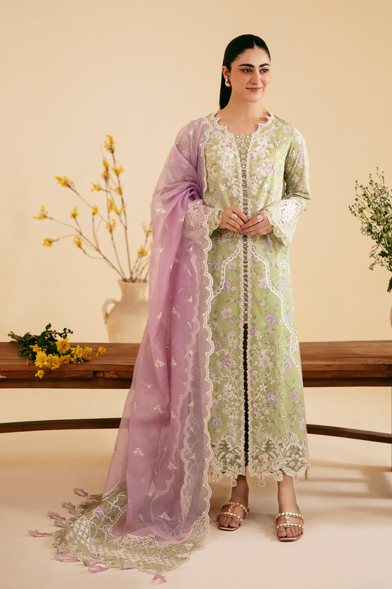 Qalamkar | Qlinekari Luxury Lawn | SQ-10 VEHJA - House Of Anaya