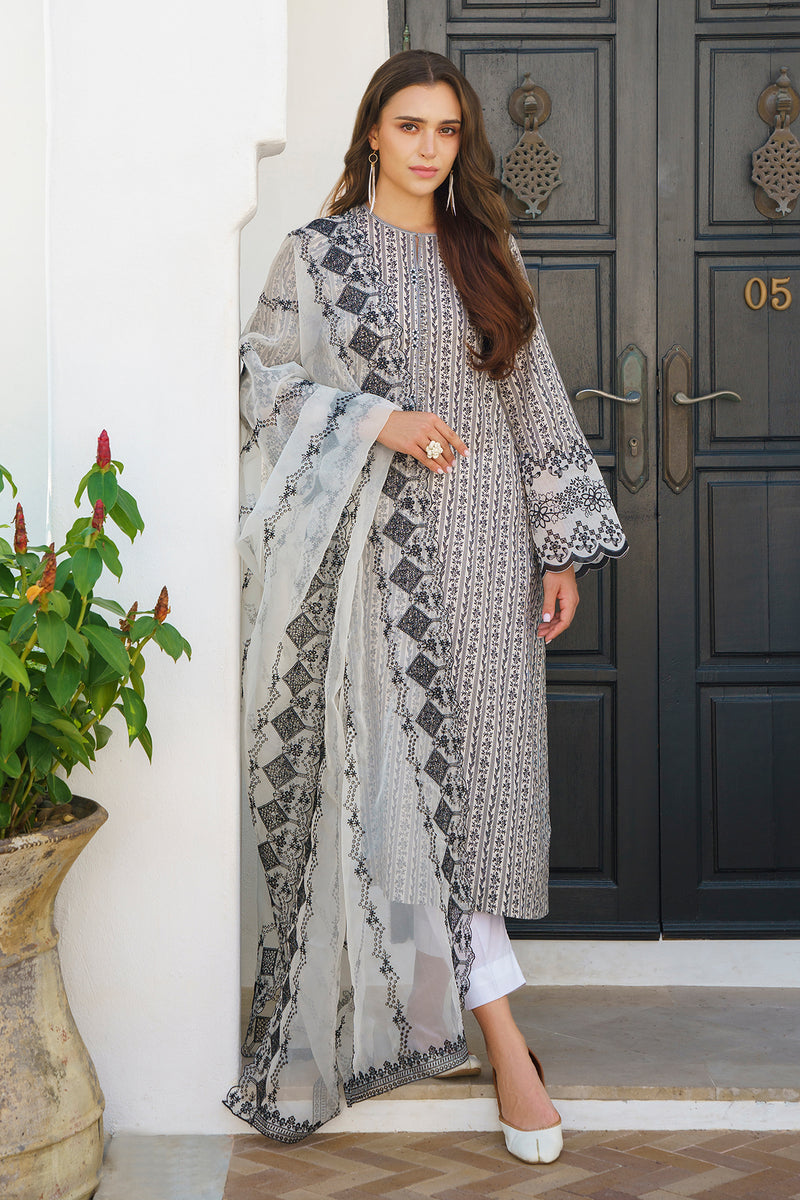 Baroque | Luxury Pret 24 | LAWN UF-574 - House Of Anaya