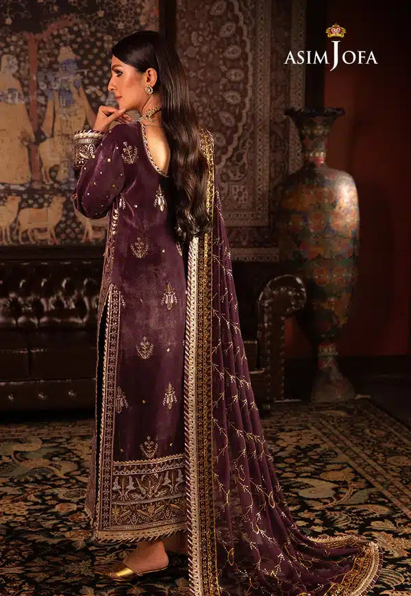 Asim Jofa | Makhmal Wedding Velvet 23 | AJMM-06 - House Of Anaya