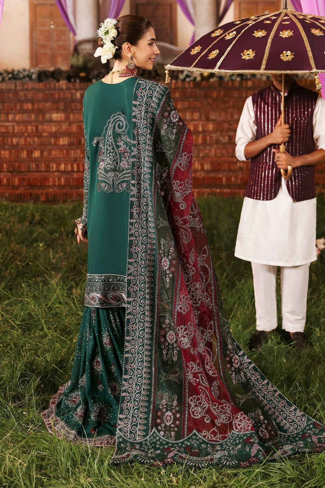 Nureh | Jhoomro Wedding Formals | NL-68 SHADMANI - House Of Anaya