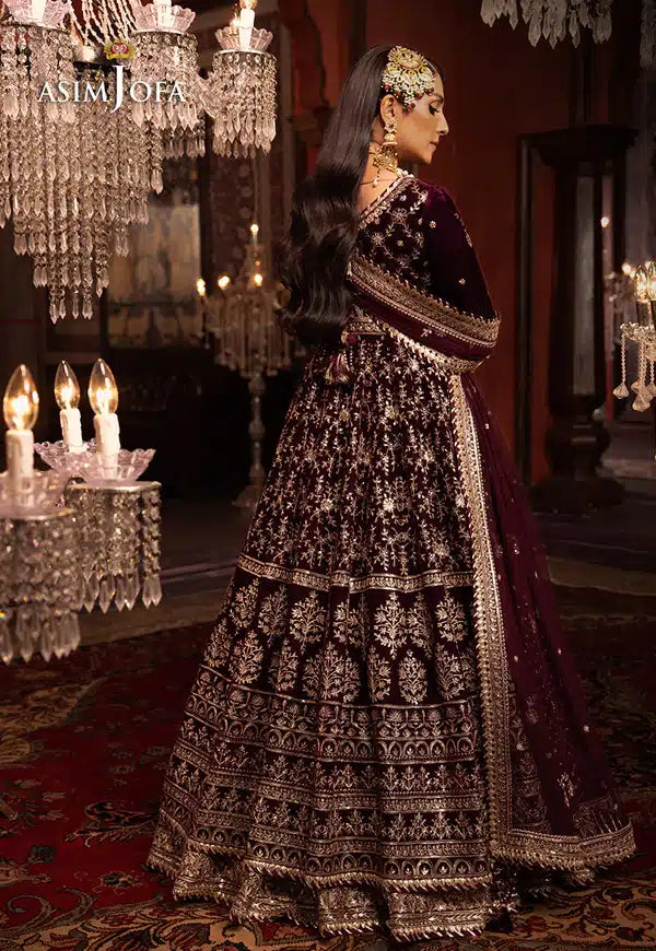 Asim Jofa | Makhmal Wedding Velvet 23 | AJMM-11 - House Of Anaya