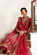 Emaan Adeel | Mirabelle Festive Luxury Lawn | GARDENIA GLOW