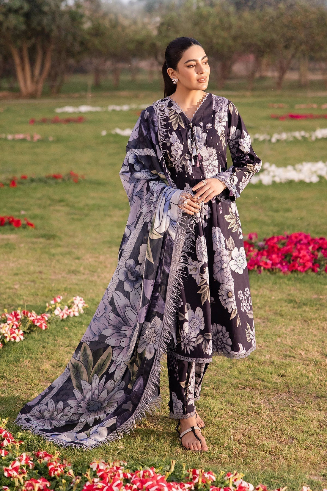 Alizeh | Sheen Lawn Prints 24 | CALLA - House Of Anaya