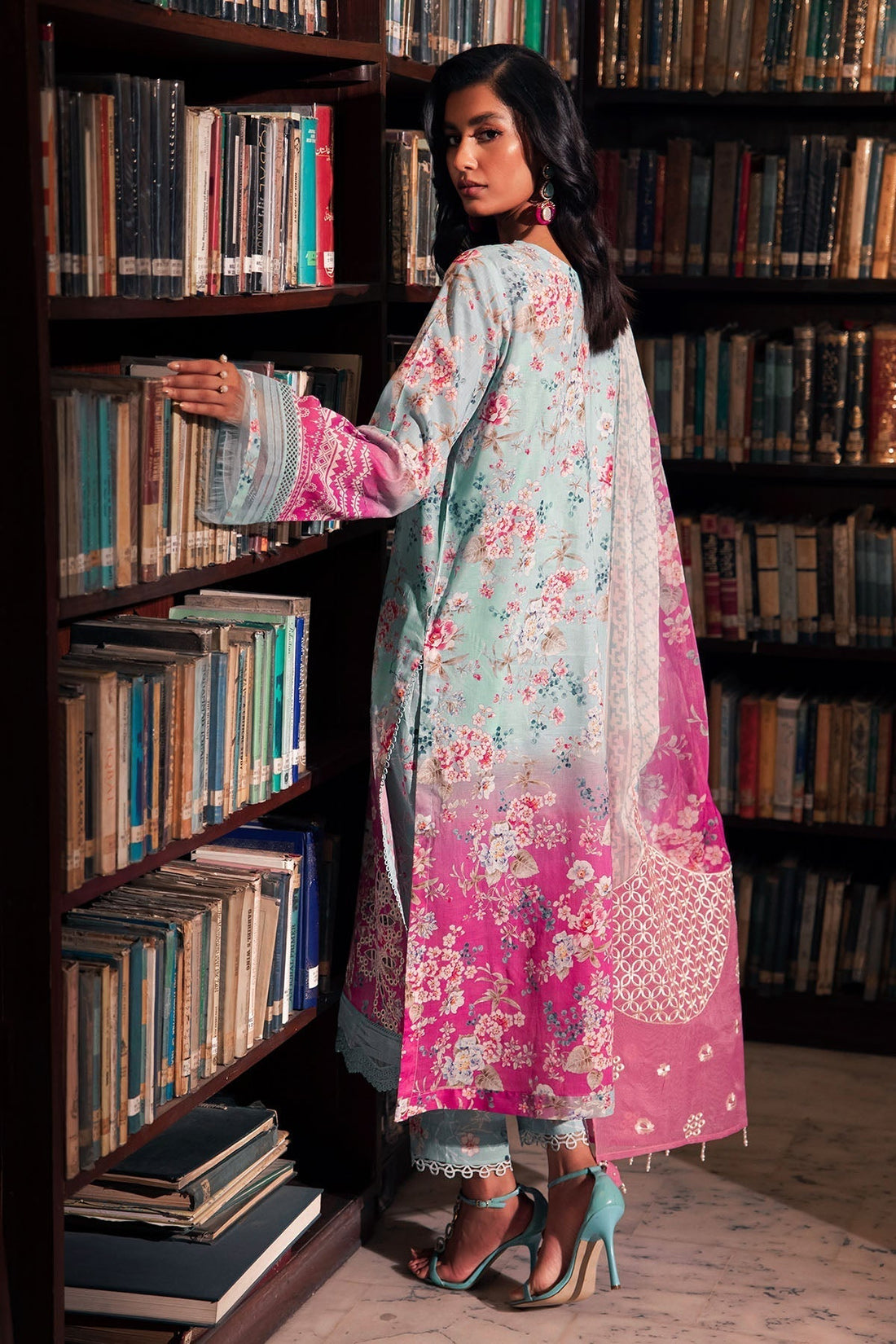 Nureh | Glam Girl Lawn | GL-16 - House Of Anaya