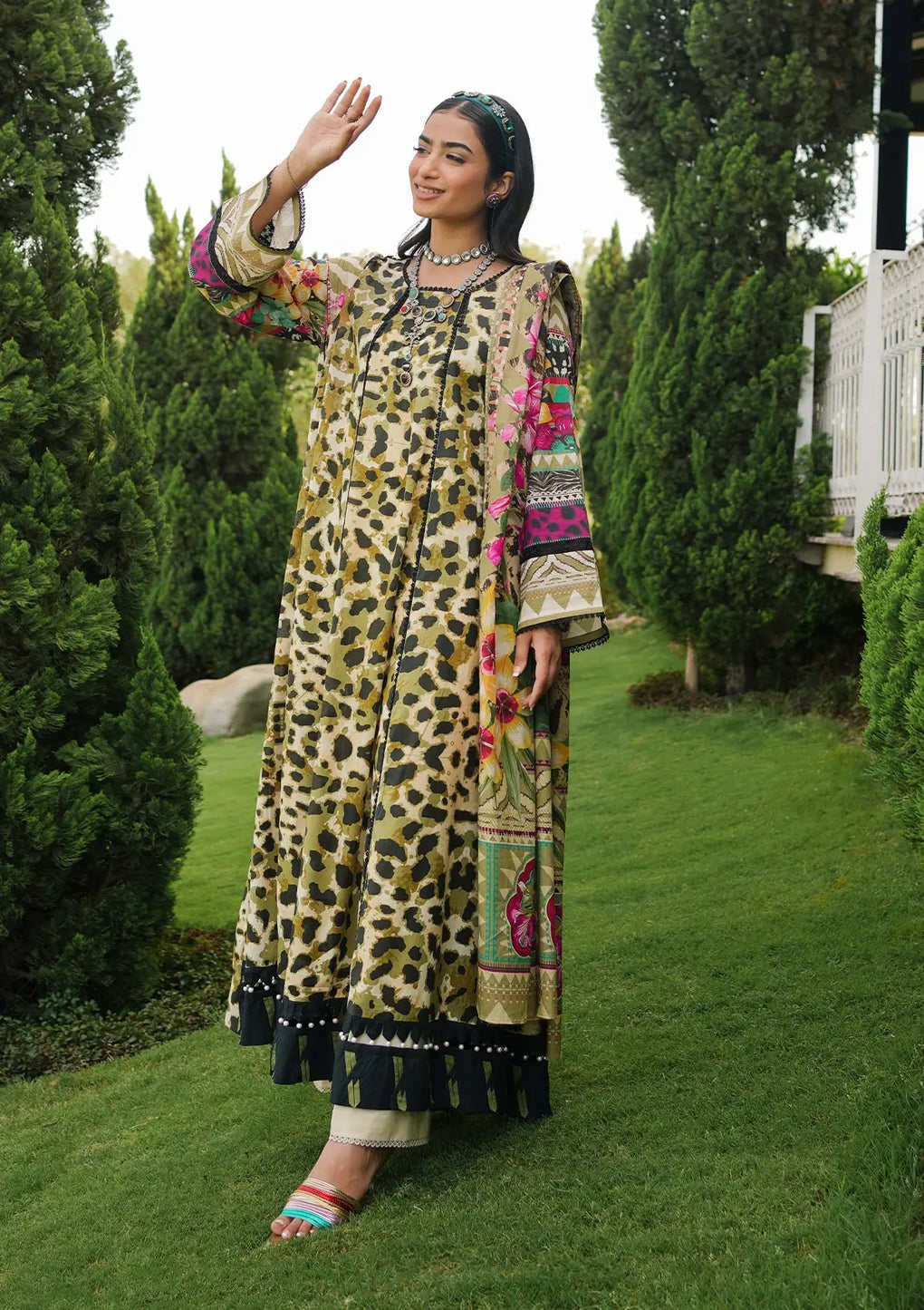 Elaf Premium | Printed Collection 24 | EEP-06B - Wonders - House Of Anaya