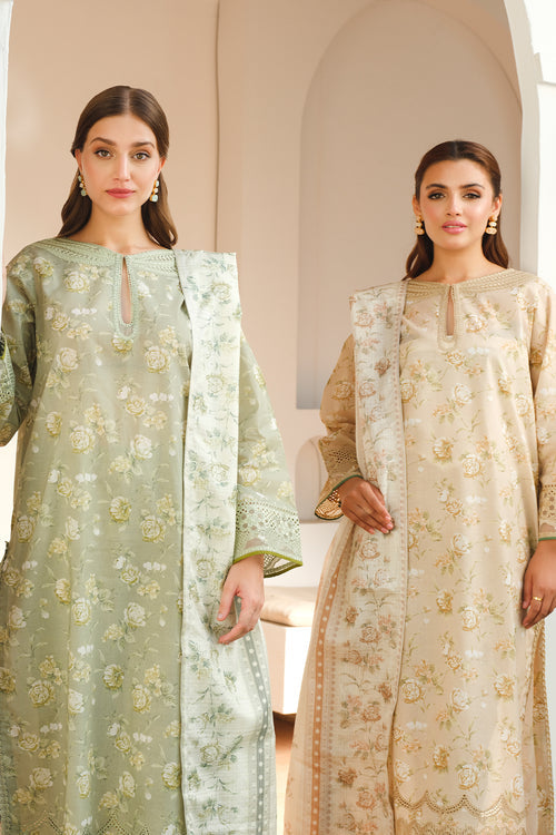 Baroque | Luxury Pret 24 | LAWN UF-655 - House Of Anaya