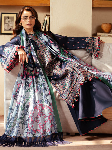 Bin Ilyas | Mehroze Luxury Lawn 25 | 92 - B