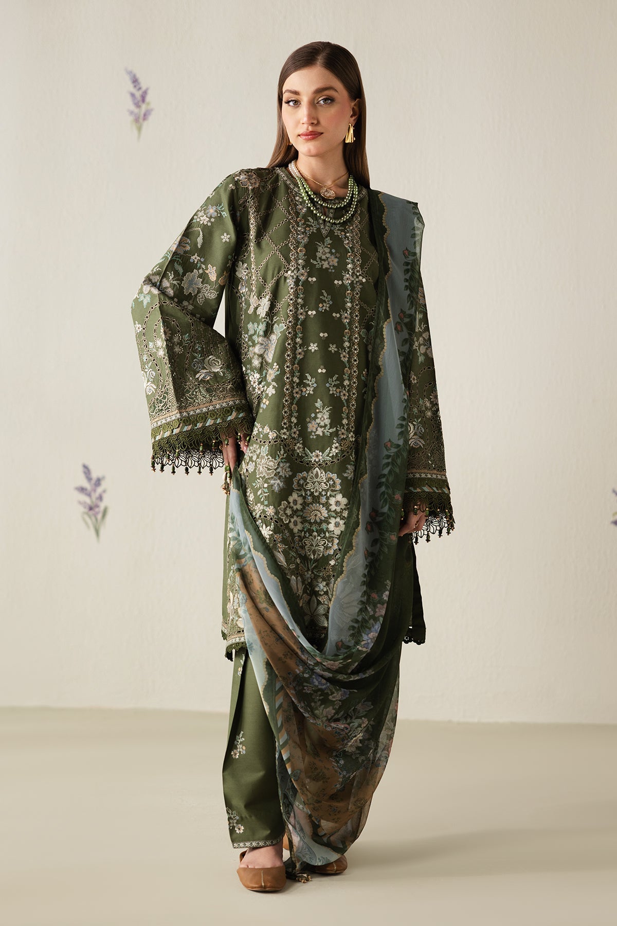 Baroque | Embroidered Lawn | SF-4431