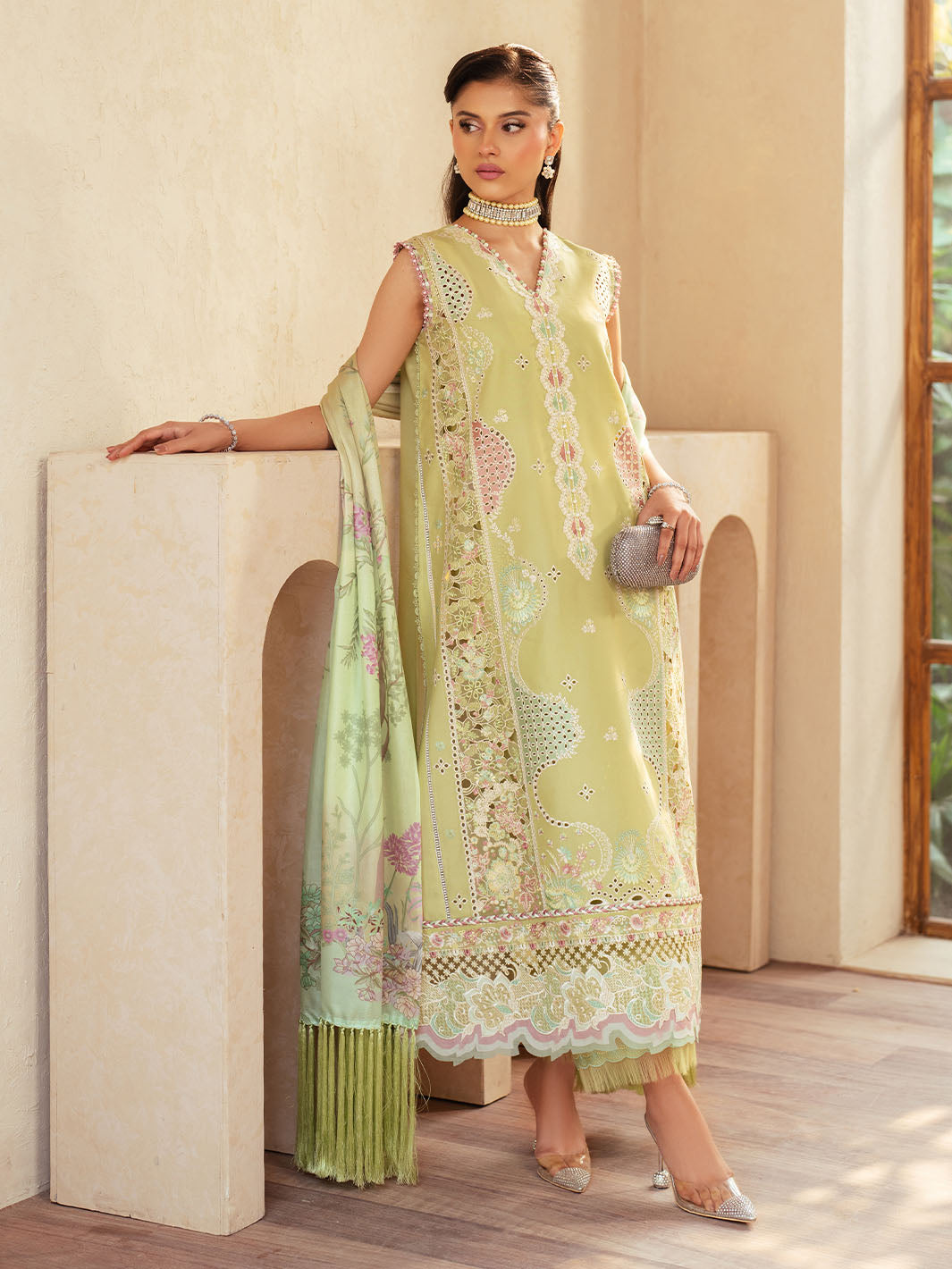 Bin Ilyas | Mehroze Luxury Lawn 25 | 94 - B