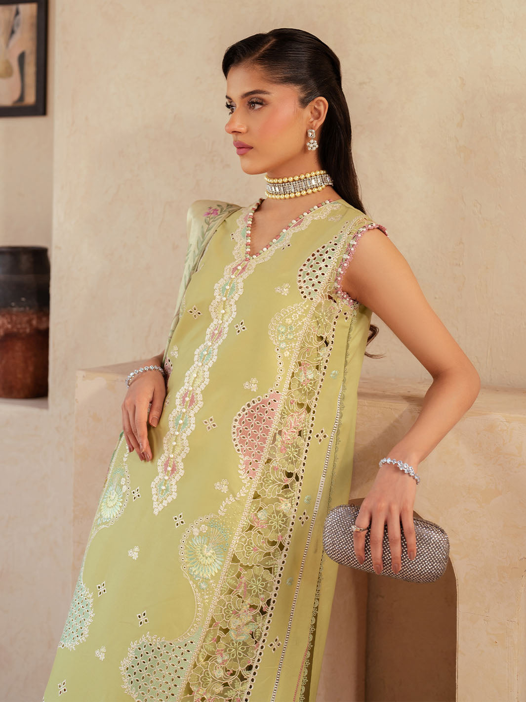 Bin Ilyas | Mehroze Luxury Lawn 25 | 94 - B