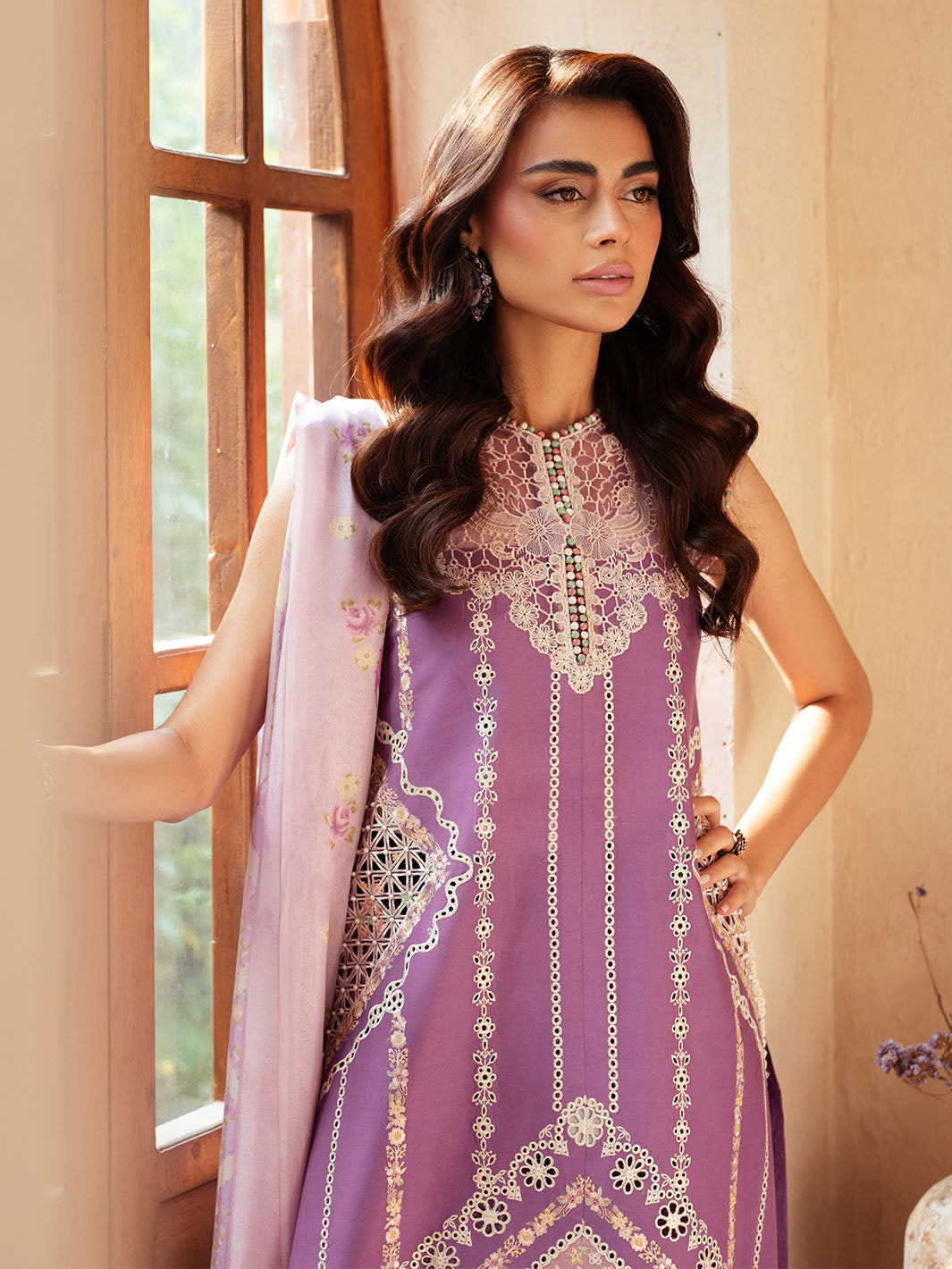 Bin Ilyas | Mehroze Luxury Lawn 25 | 96 - A