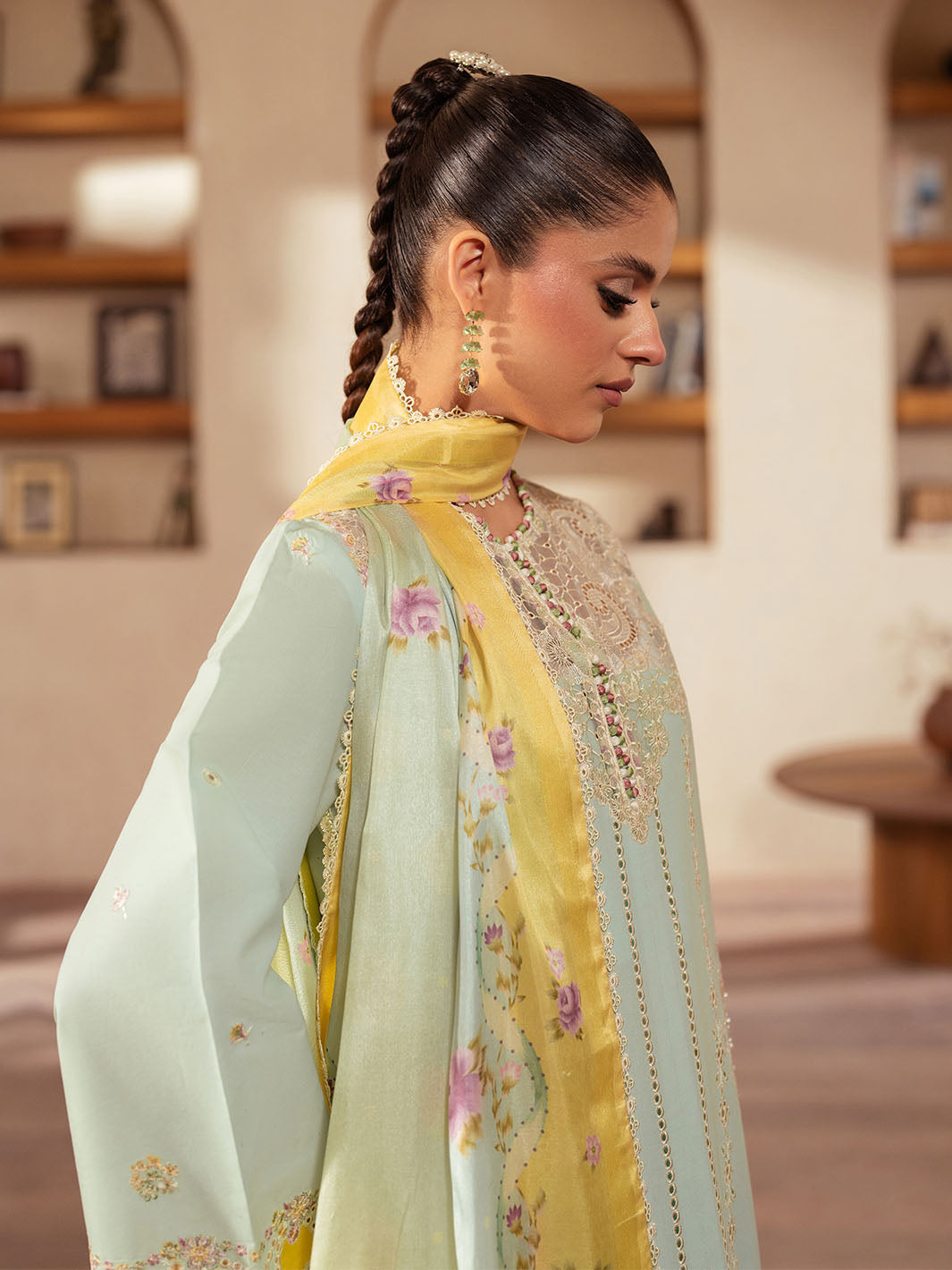 Bin Ilyas | Mehroze Luxury Lawn 25 | 96 - B