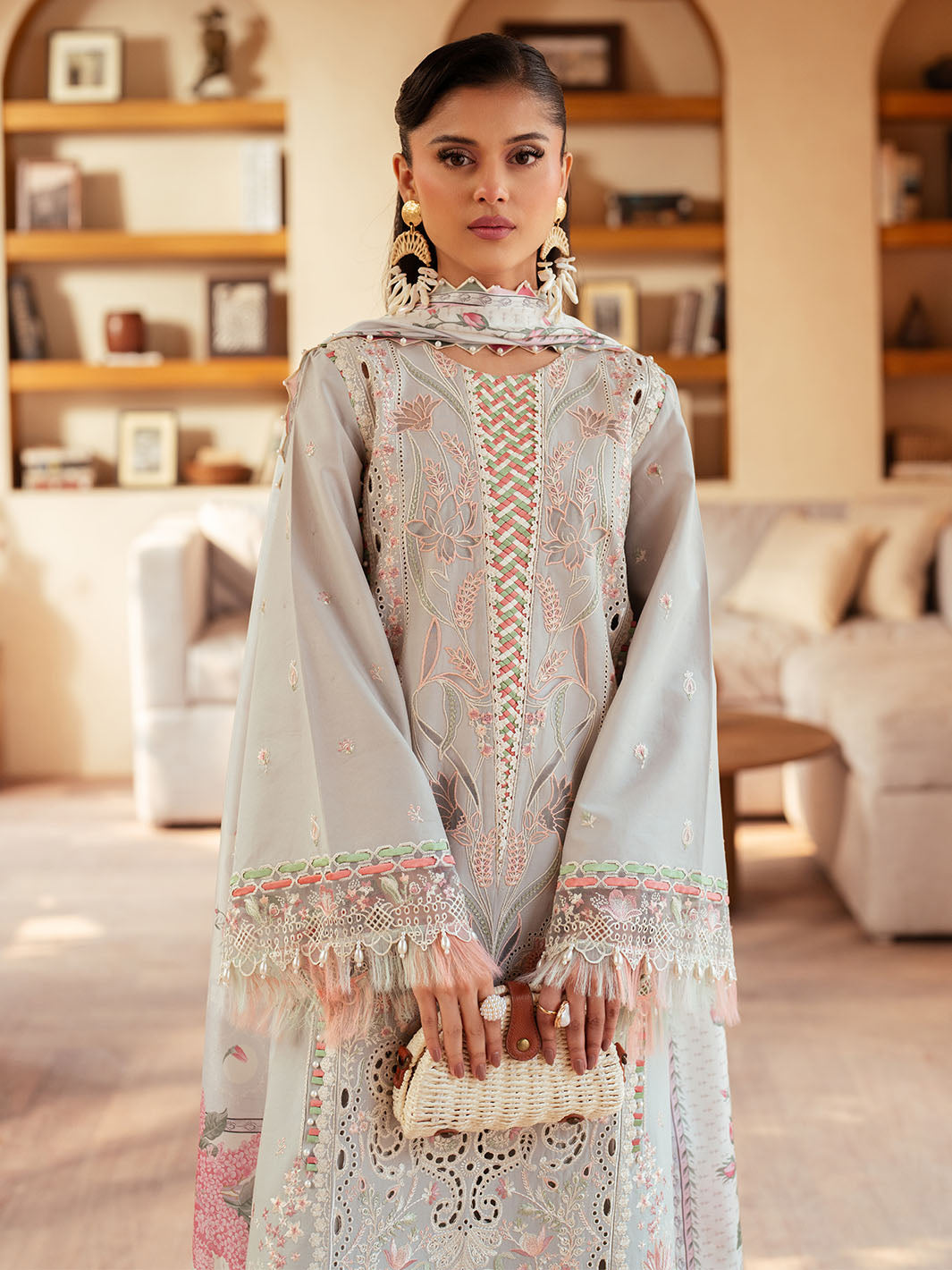 Bin Ilyas | Mehroze Luxury Lawn 25 | 97 - A