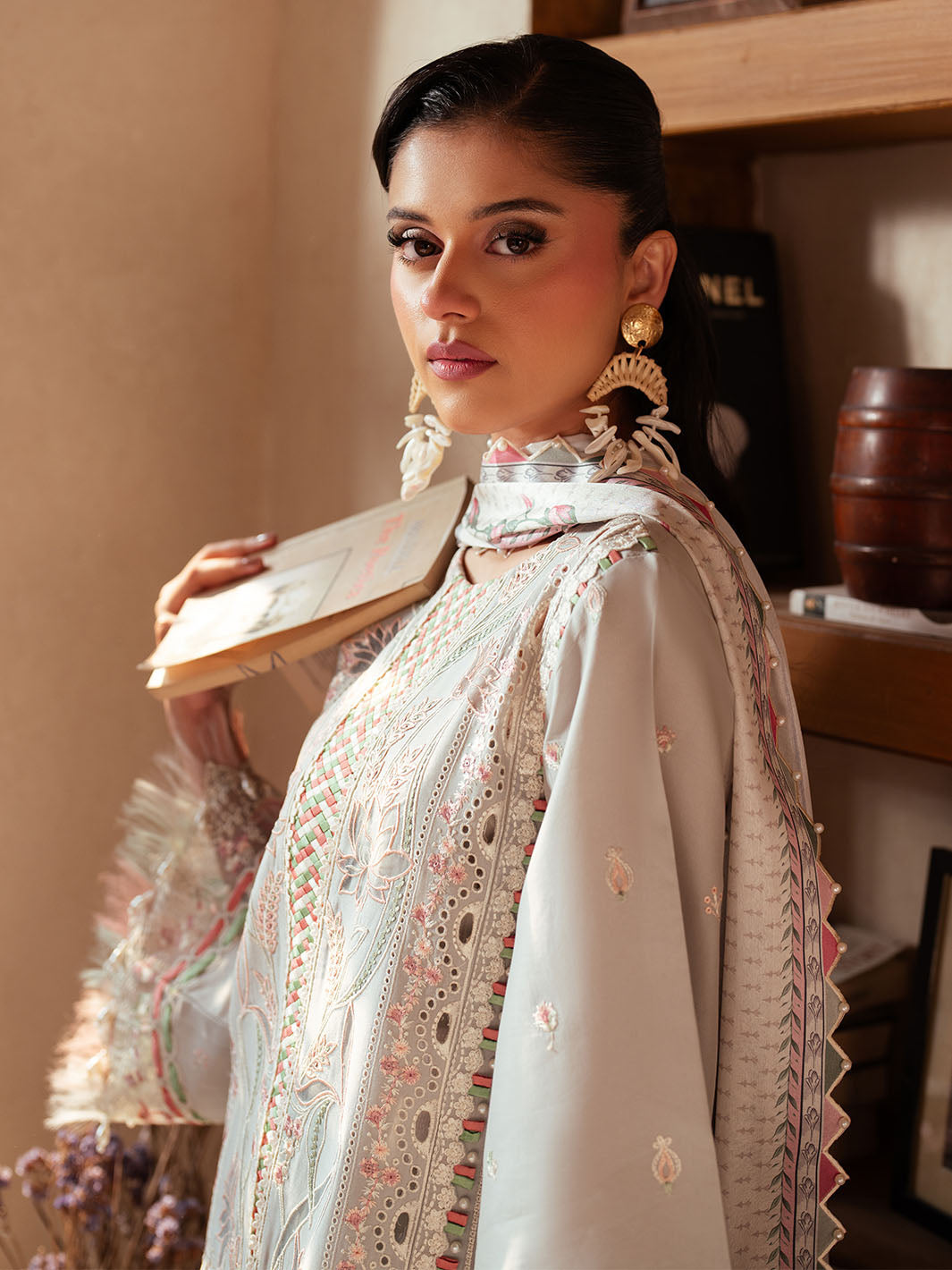 Bin Ilyas | Mehroze Luxury Lawn 25 | 97 - A
