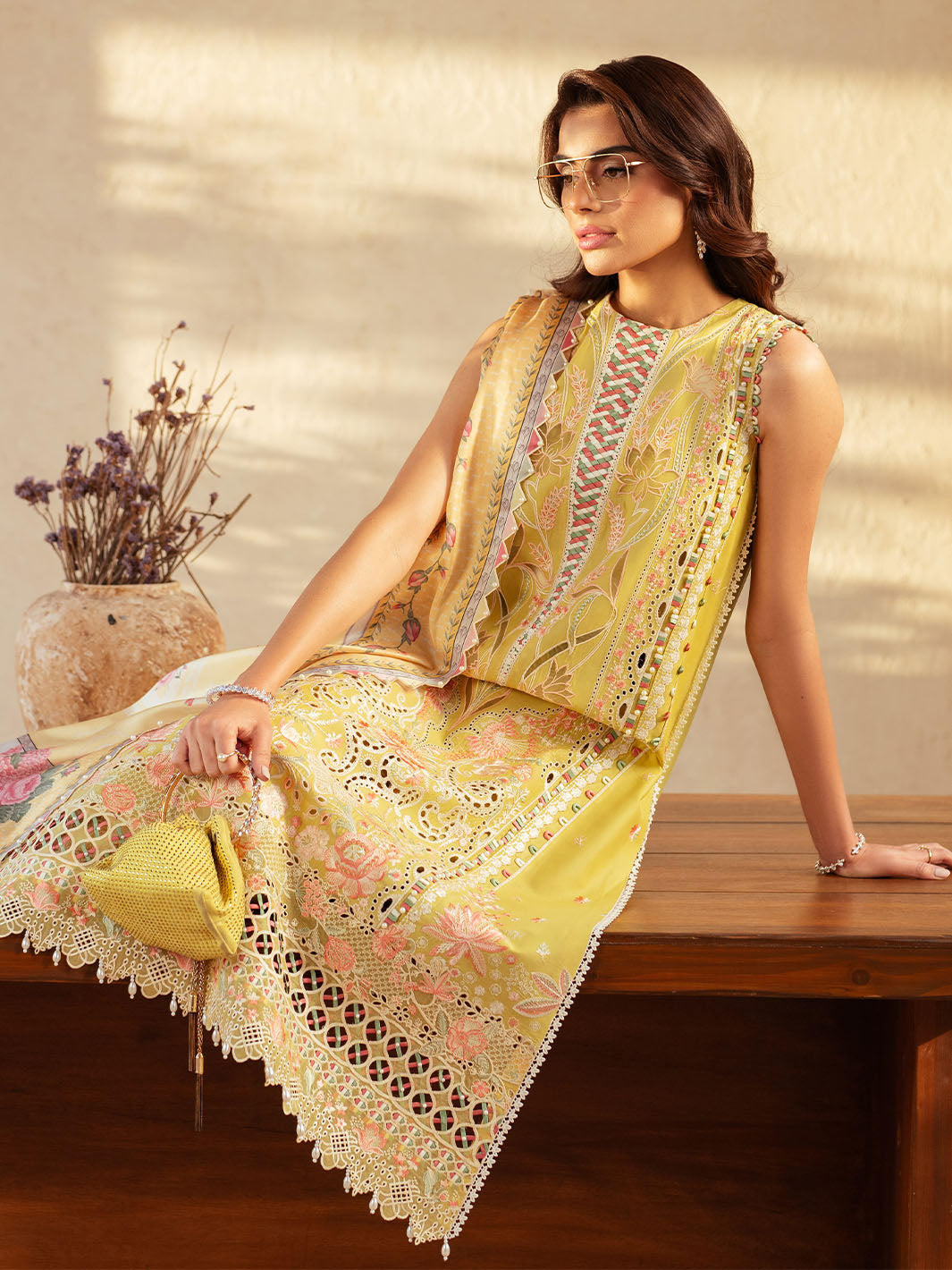 Bin Ilyas | Mehroze Luxury Lawn 25 | 97 - B