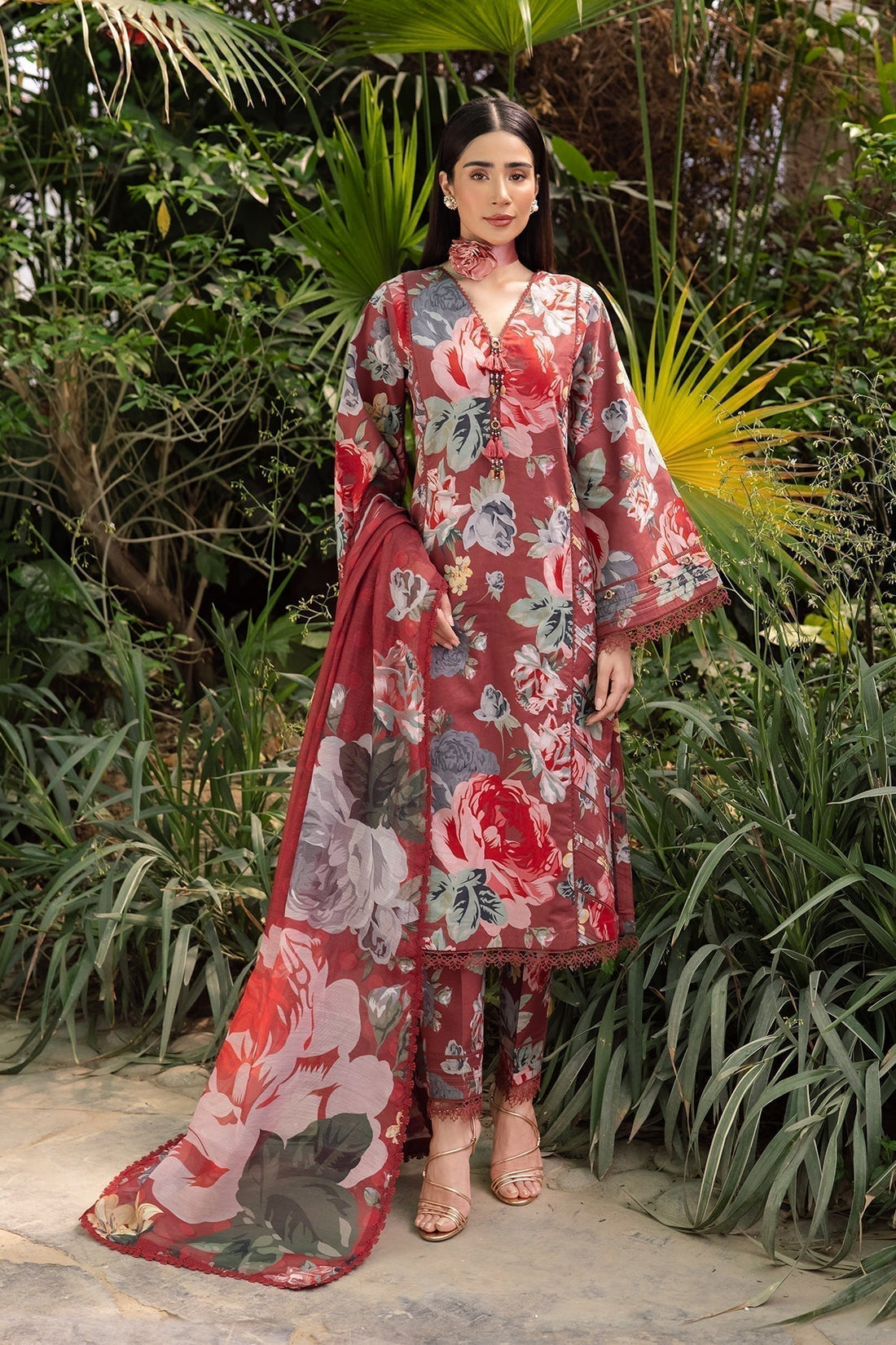 Alizeh | Sheen Lawn Prints 24 | PETUNIA - House Of Anaya