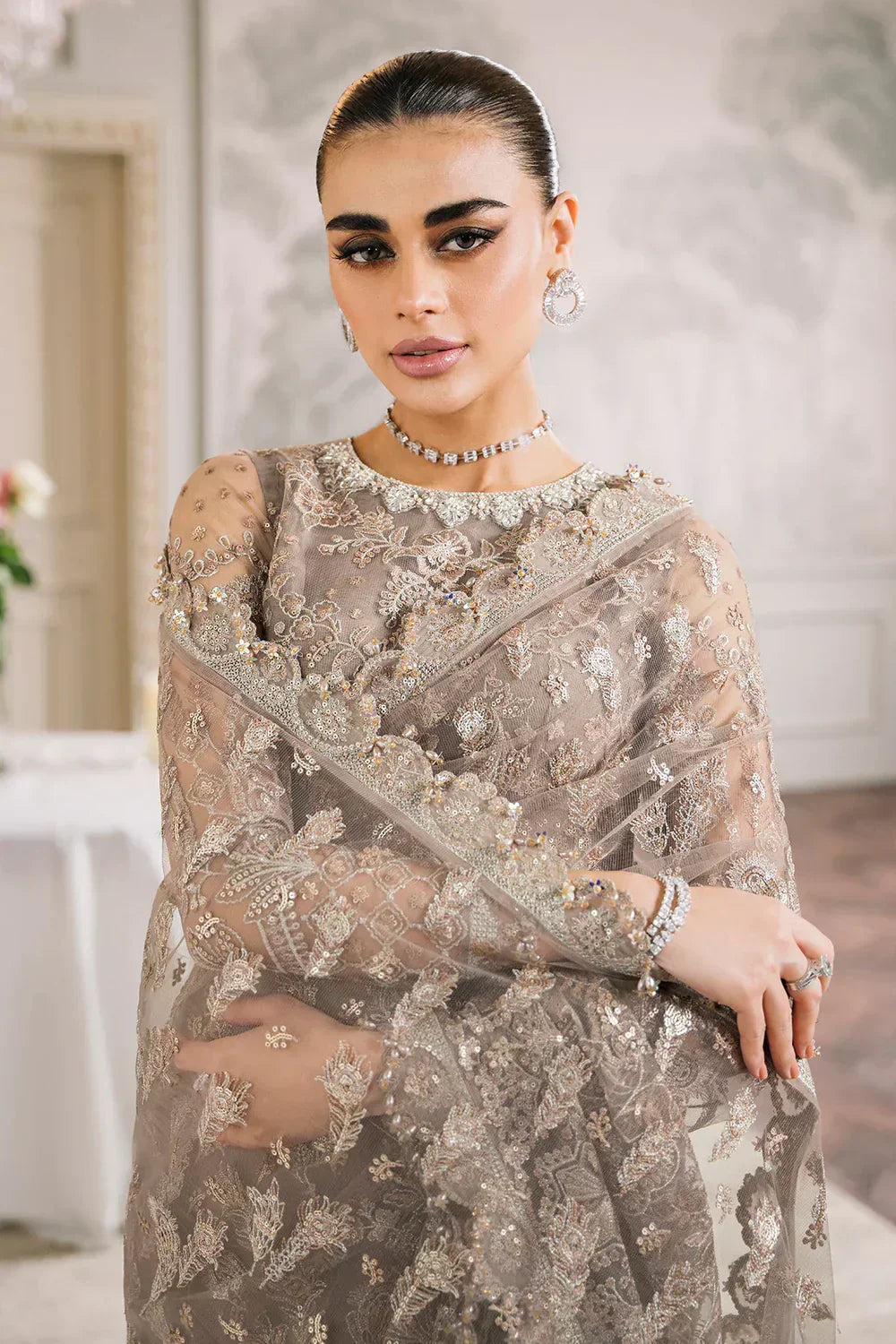 Baroque | Chantelle Embroidered Collection | CH12-06 - House Of Anaya