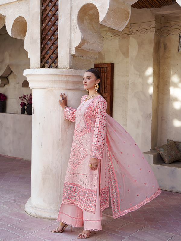 Zebtan | Zeenat Luxury Lawn Eid Collection | ZL 04 - House of Zarish