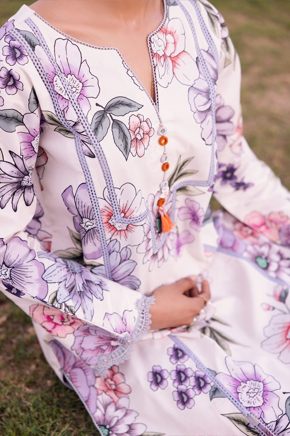 Alizeh | Sheen Lawn Prints 24 | TUBEROSE - House Of Anaya