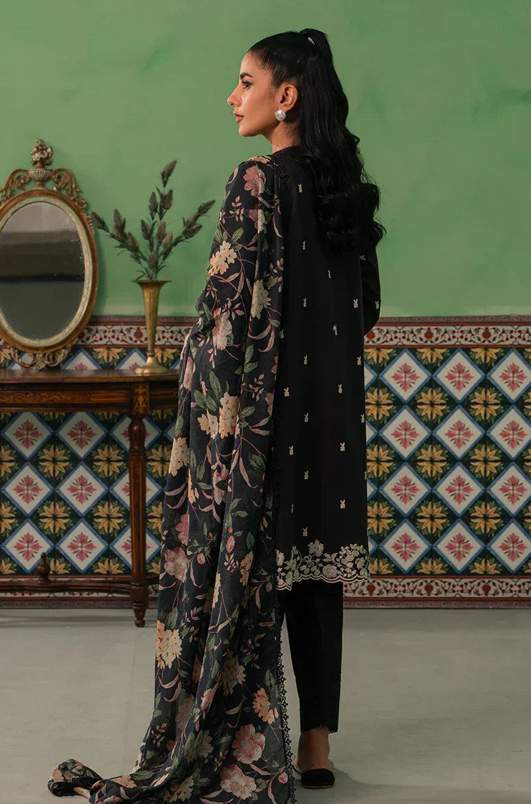 Cross Stitch | Mahiri Embroidered Collection | RAVEN FLORA - House Of Anaya