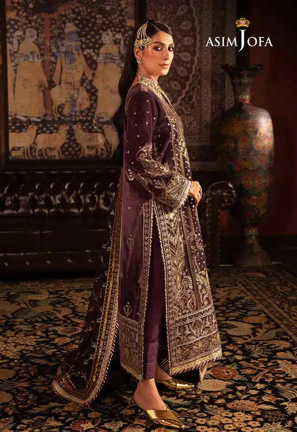 Asim Jofa | Makhmal Wedding Velvet 23 | AJMM-06 - House Of Anaya