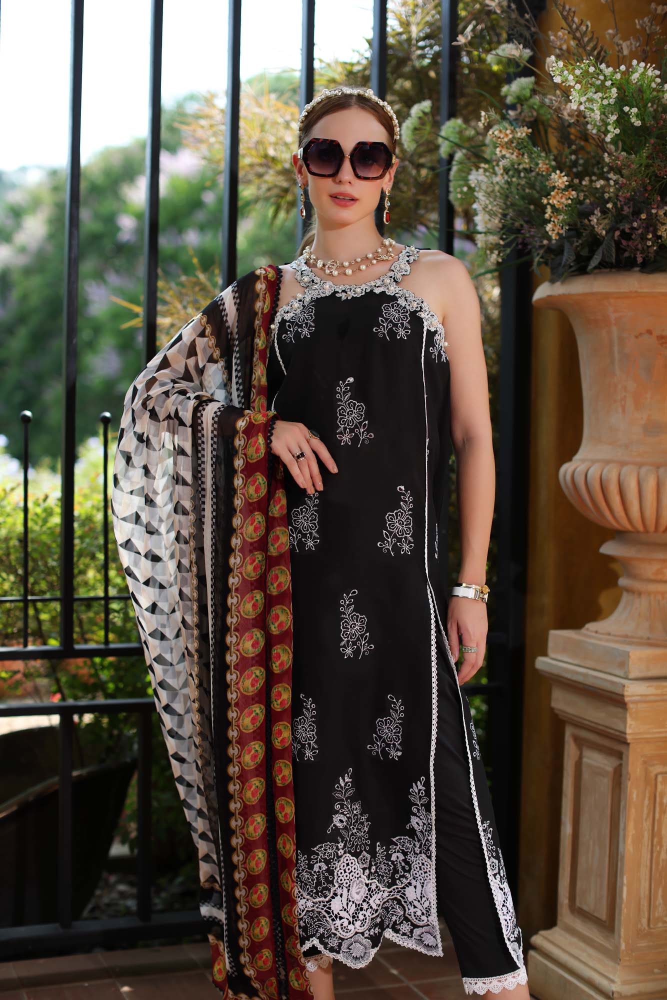 Noor by Saadia Asad | Eid Luxe Printkari 24 | D6 - House Of Anaya