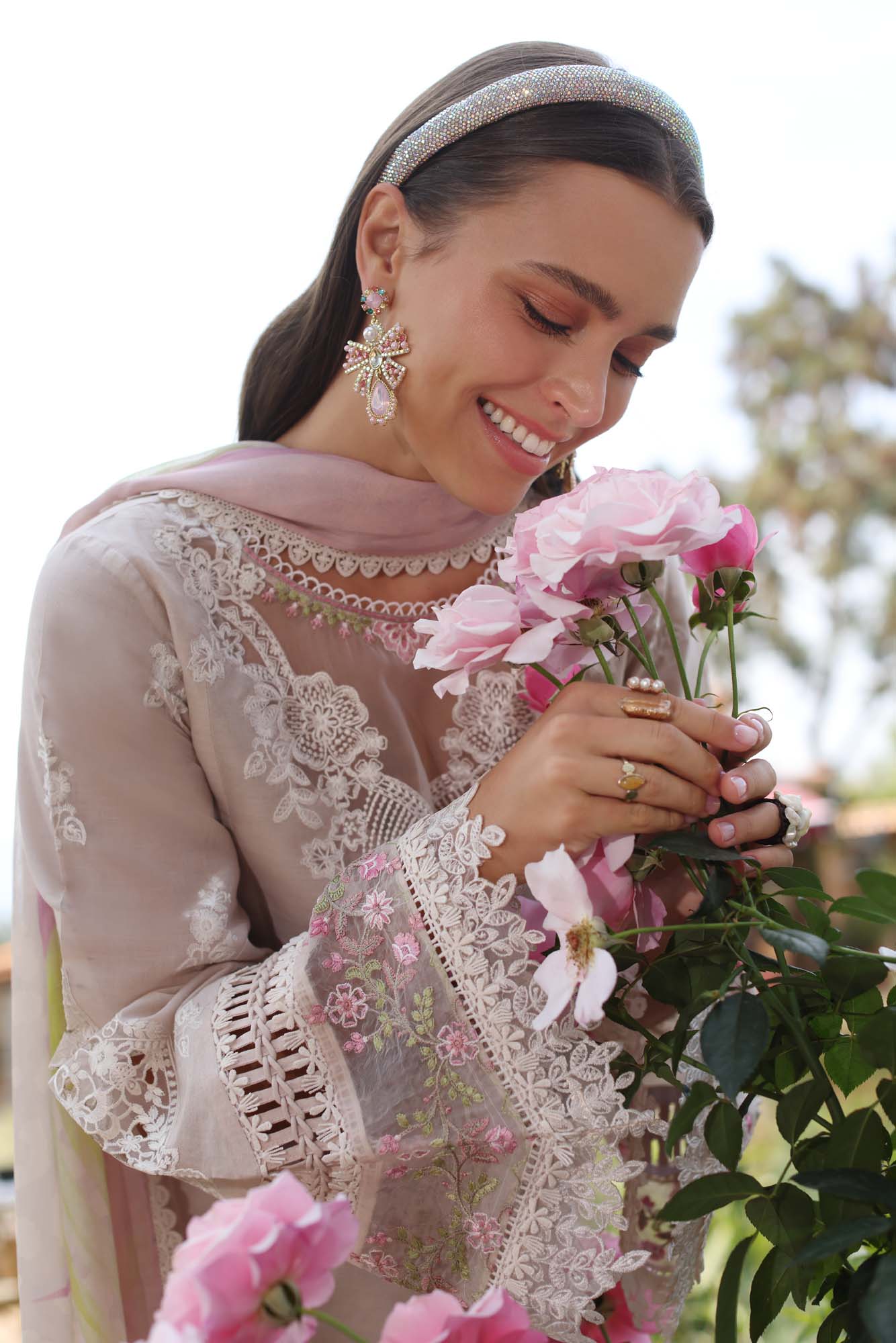 Noor by Saadia Asad | Luxe Chikankari 25 | D4-A - House Of Anaya