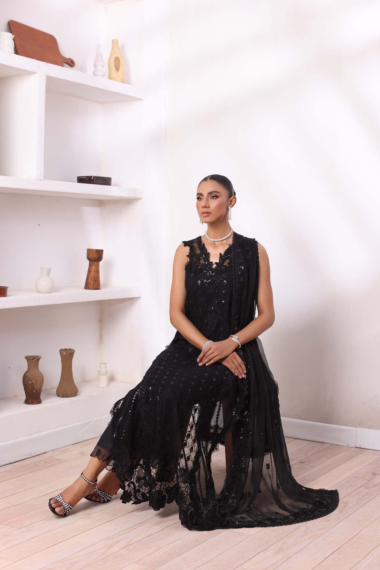 Noor by Saadia Asad | Noor Chiffon De Luxe | D4 - House Of Anaya