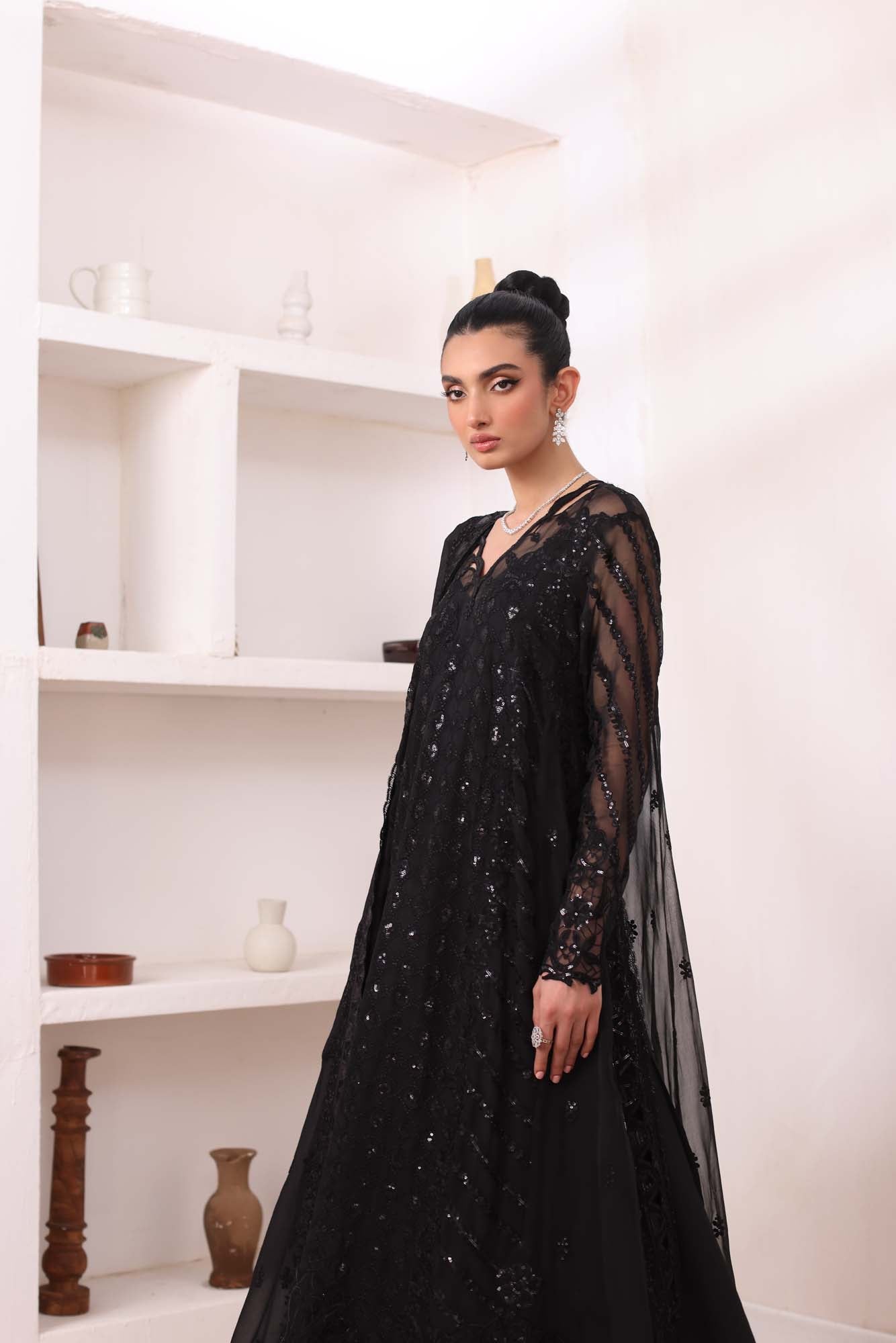 Noor by Saadia Asad | Noor Chiffon De Luxe | D4 - House Of Anaya