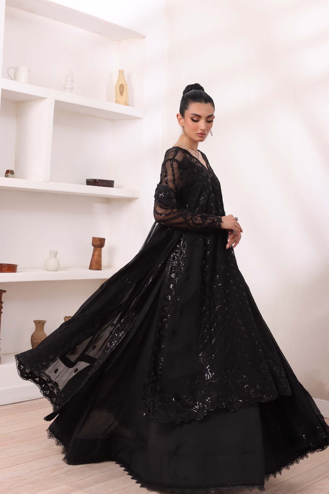 Noor by Saadia Asad | Noor Chiffon De Luxe | D4 - House Of Anaya