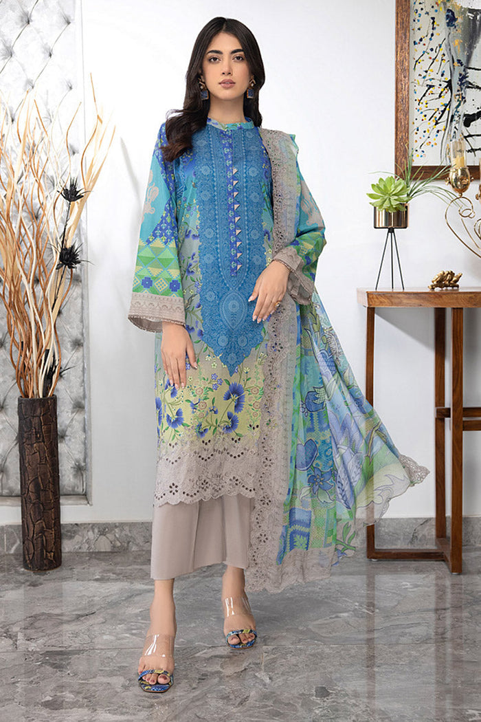 Charizma |Combination Lawn Collection | CC-24 - House Of Anaya