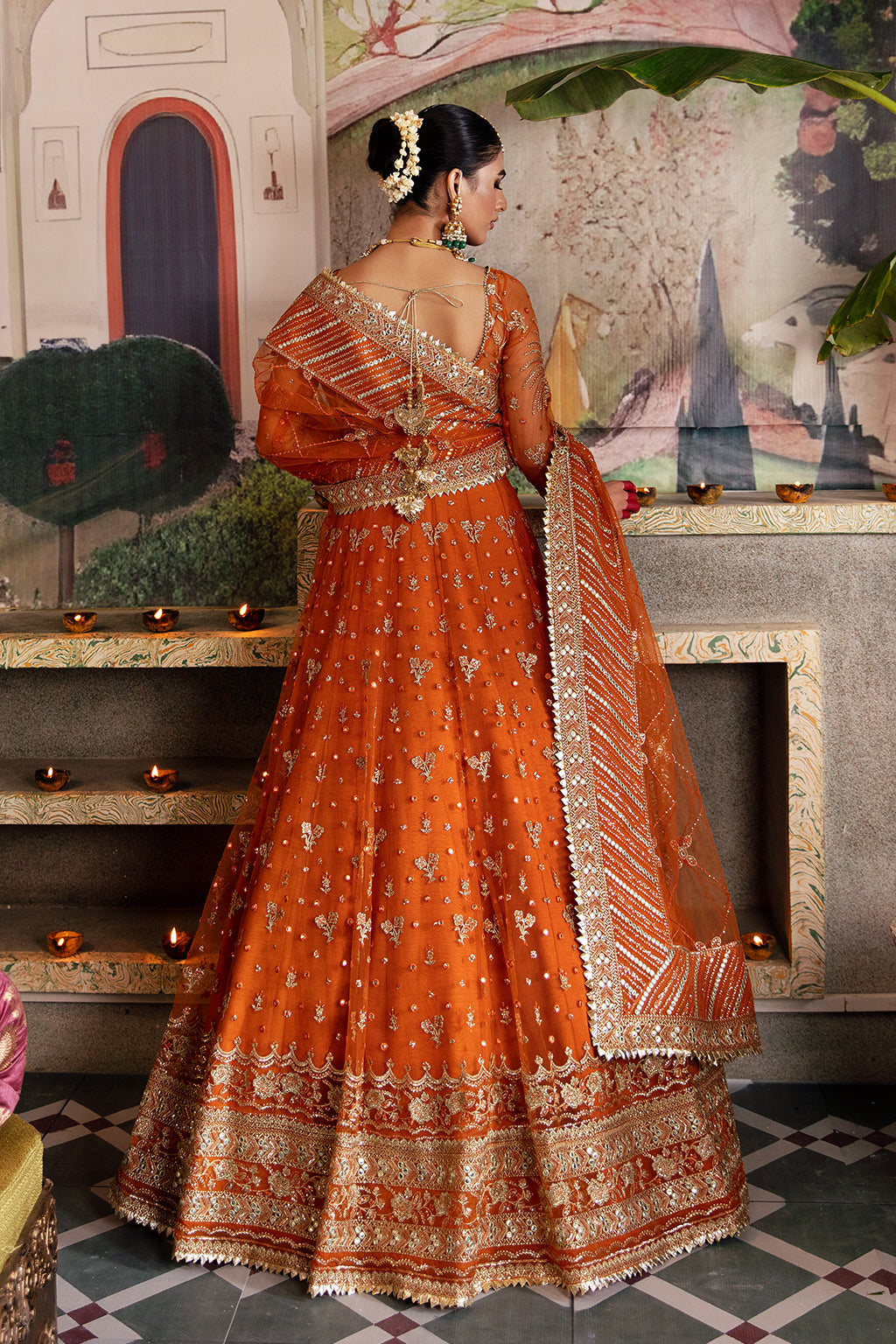 Afrozeh Shehnai Wedding Formal 3Pc Suit AFS-23-V1-01 Dilaab - Riwayat-e-khas