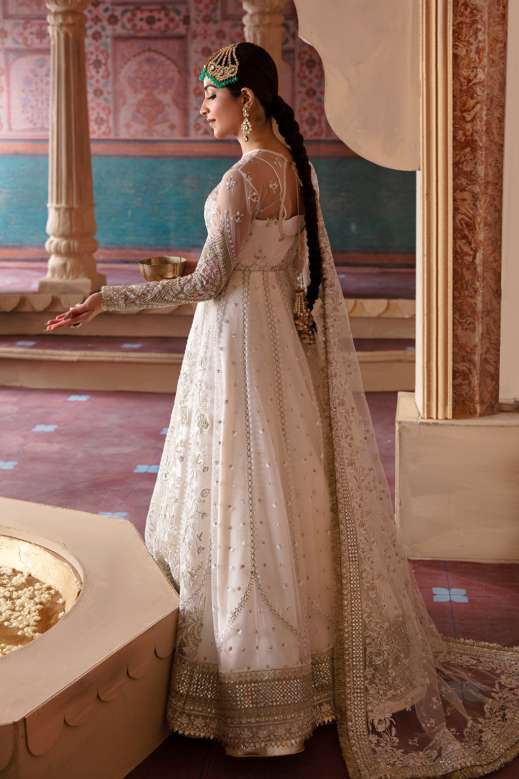 Afrozeh Shehnai Wedding Formal 3Pc Suit AFS-23-V1-02 Khazina - Riwayat-e-khas
