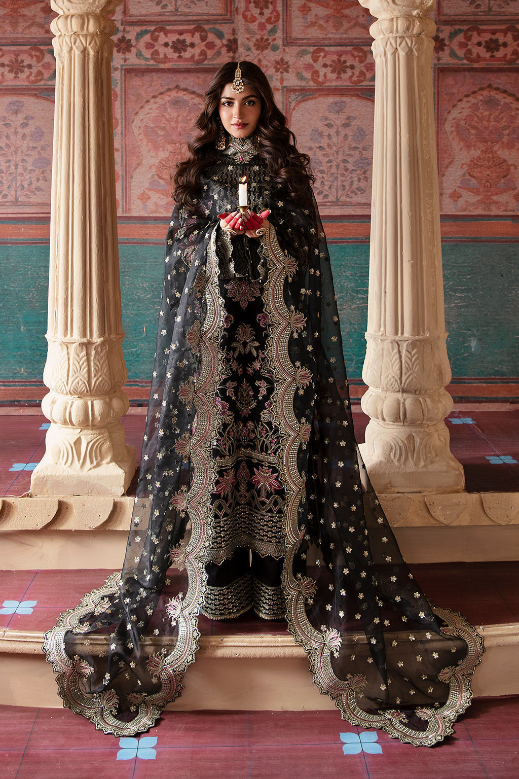 Afrozeh Shehnai Wedding Formal 3Pc Suit AFS-23-V1-03 Abdeen - Riwayat-e-khas