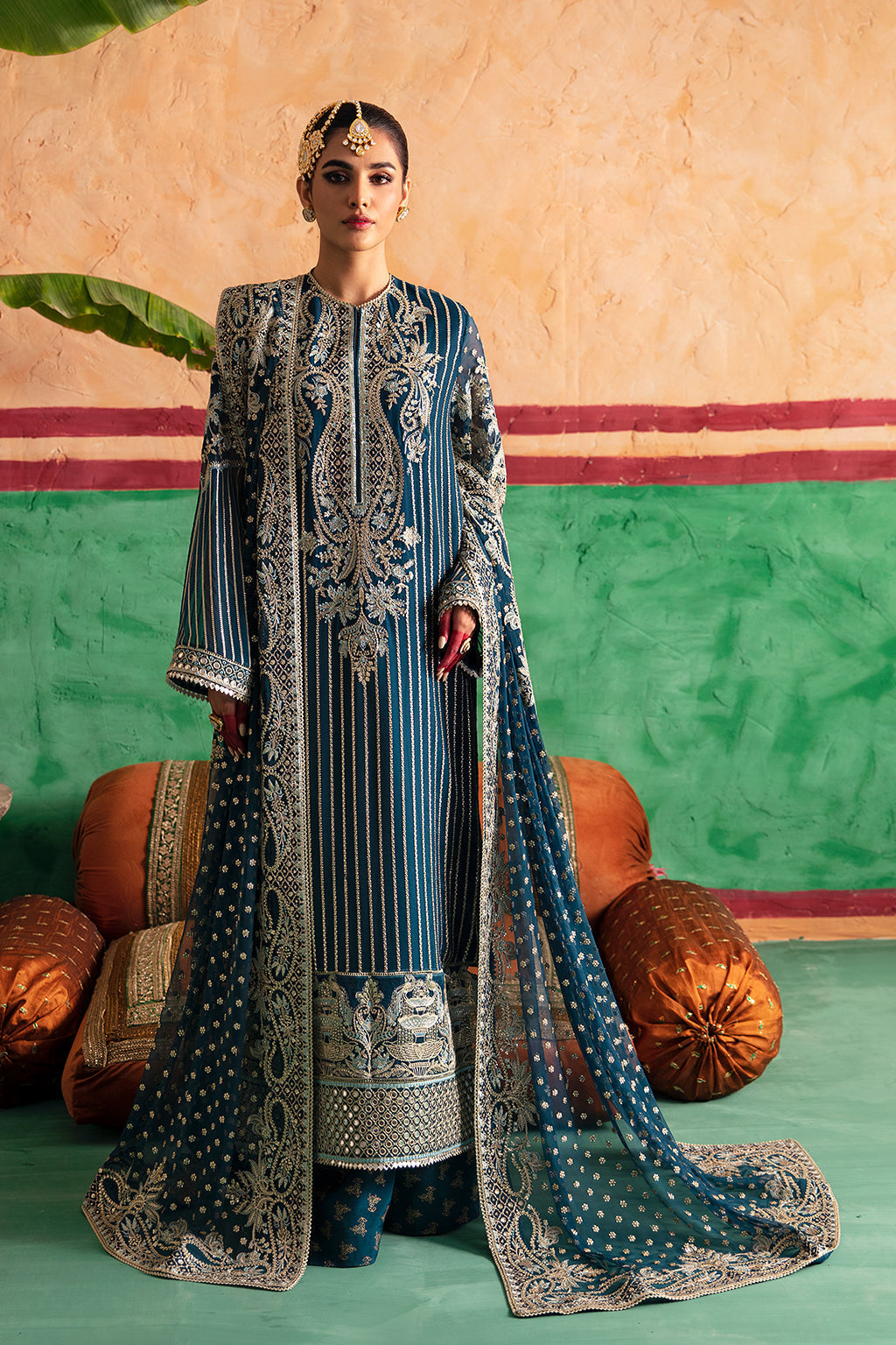 Afrozeh Shehnai Wedding Formal 3Pc Suit AFS-23-V1-05 Amal - Riwayat-e-khas
