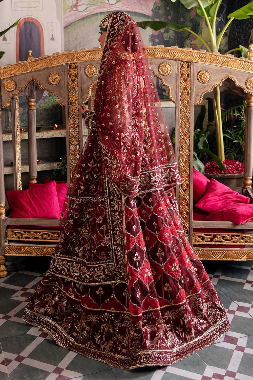 Afrozeh Shehnai Wedding Formal 3Pc Suit AFS-23-V1-06 Tabeer - Riwayat-e-khas