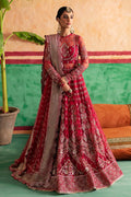 Afrozeh Shehnai Wedding Formal 3Pc Suit AFS-23-V1-07 Gulabposh - Riwayat-e-khas