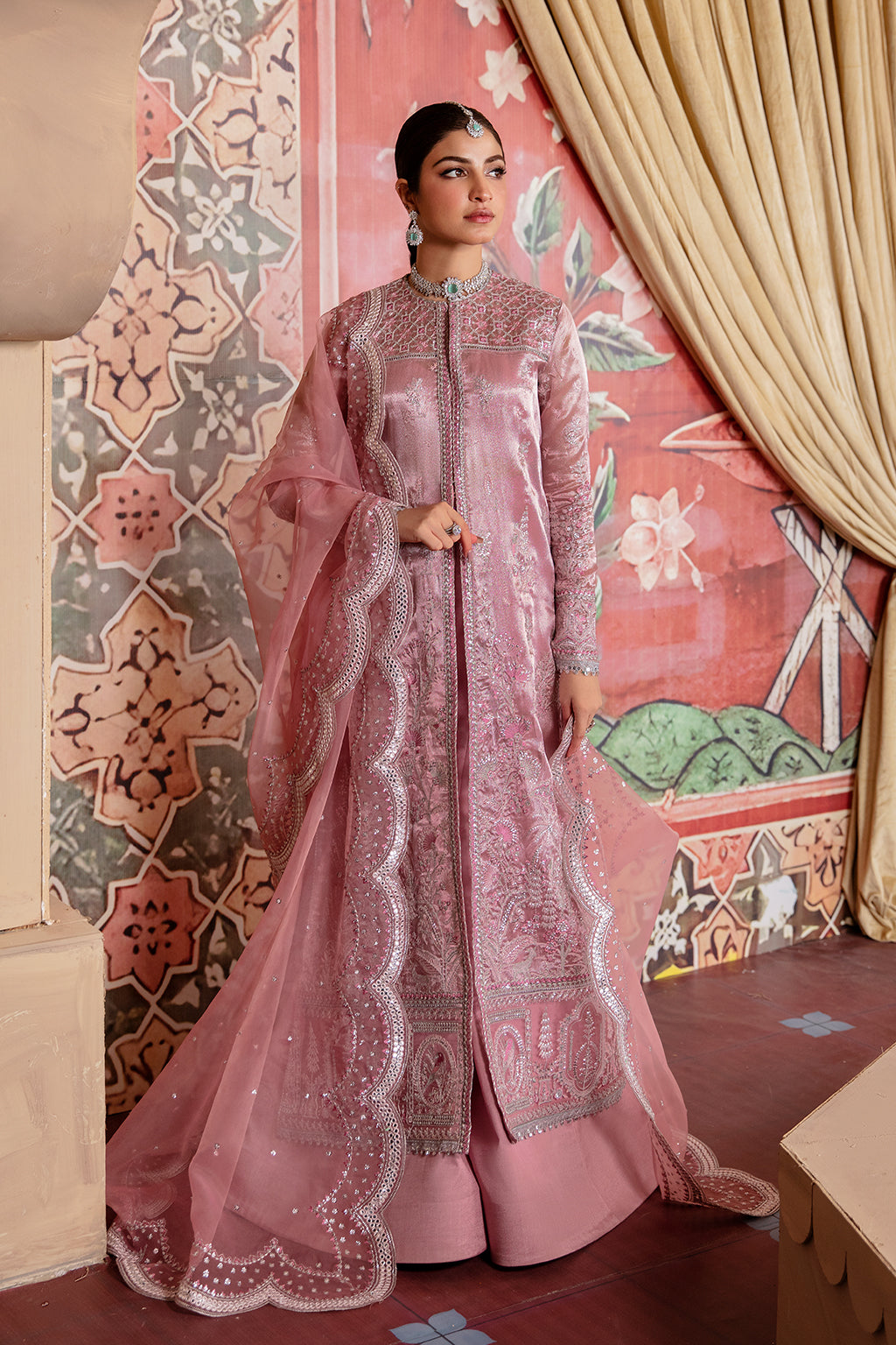 Afrozeh Shehnai Wedding Formal 3Pc Suit AFS-23-V1-10 Nirmala - Riwayat-e-khas