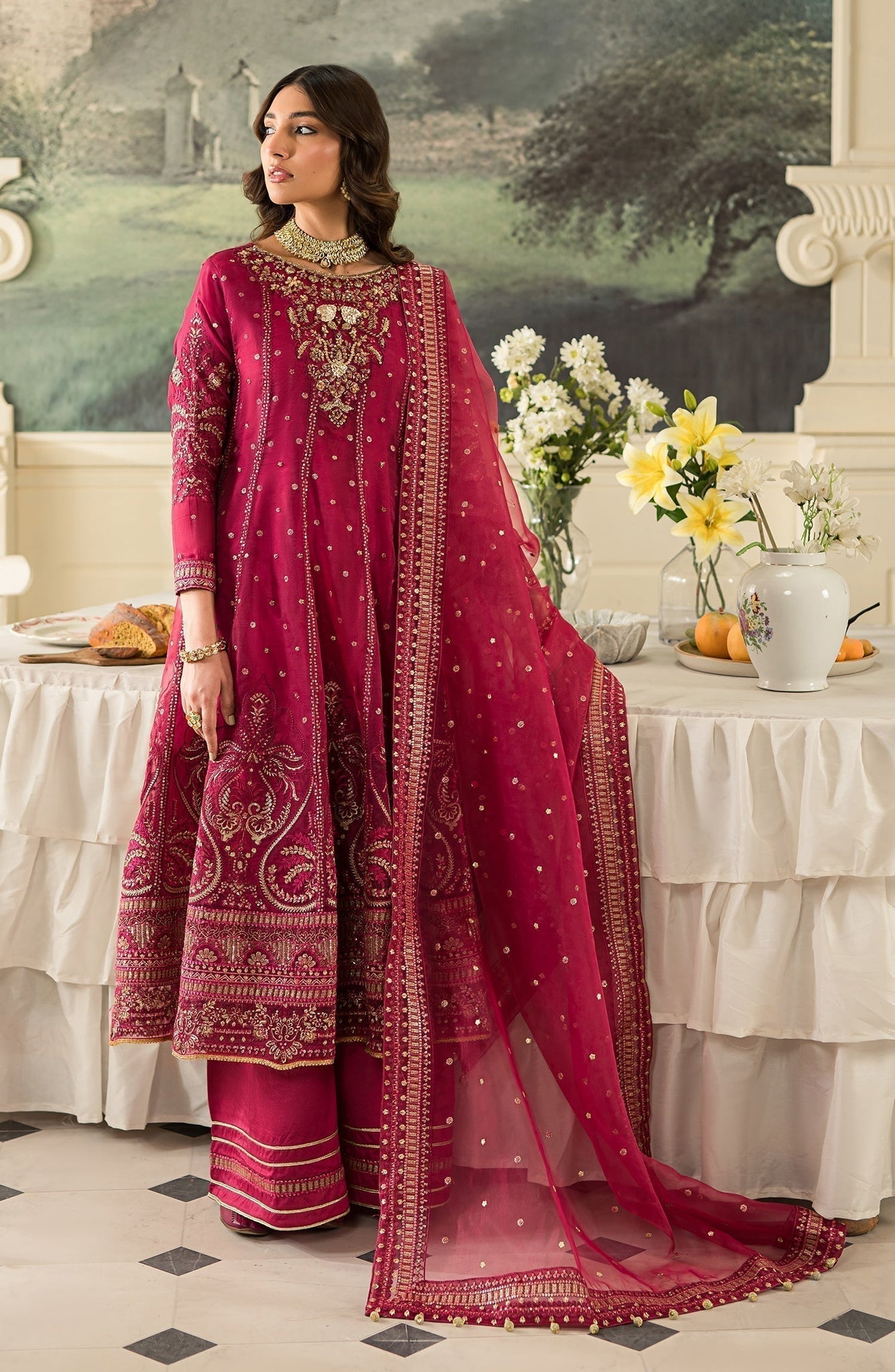 Emaan Adeel | Suave Luxury Formals 24 | SALVIA - House Of Anaya