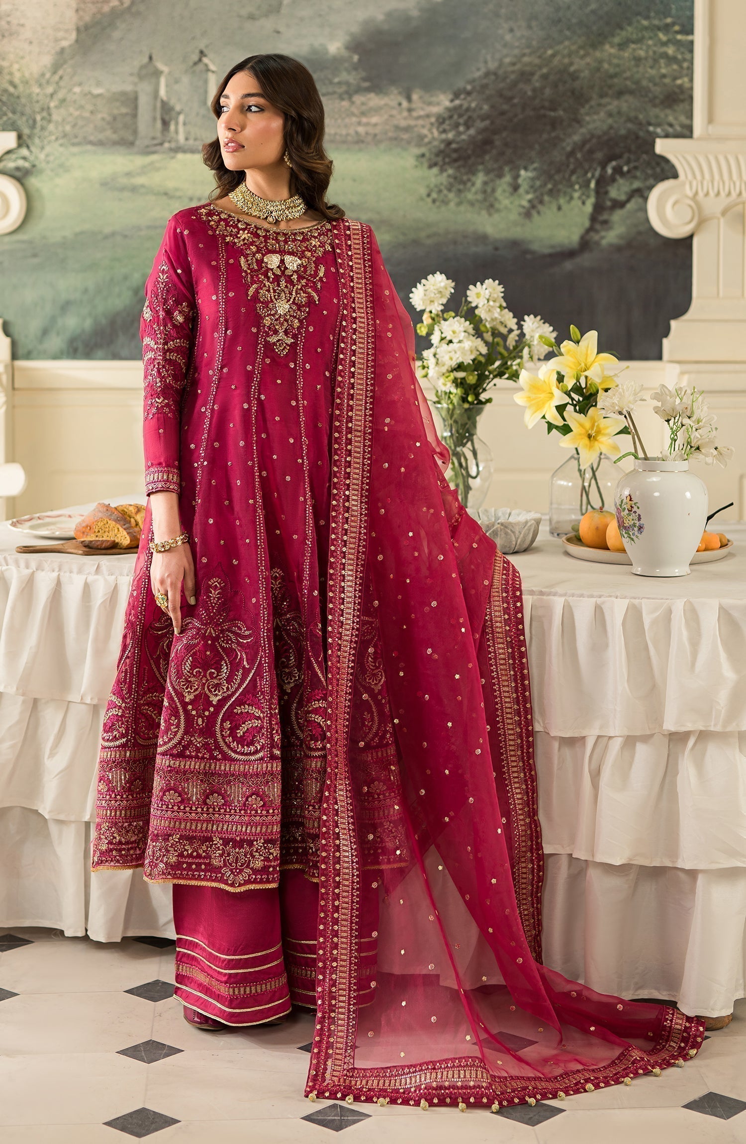 Emaan Adeel | Suave Luxury Formals 24 | SALVIA - House Of Anaya