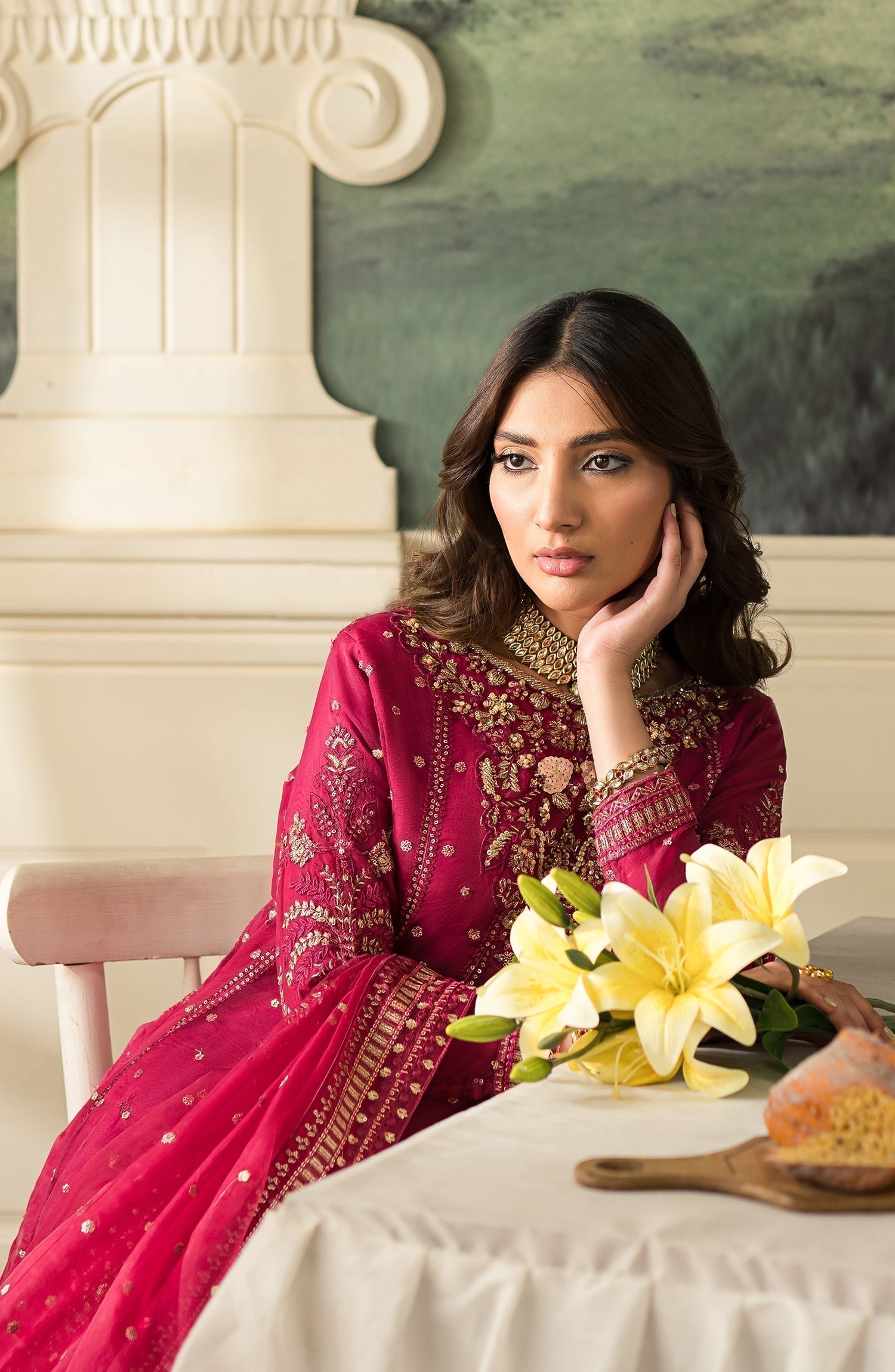 Emaan Adeel | Suave Luxury Formals 24 | SALVIA - House Of Anaya
