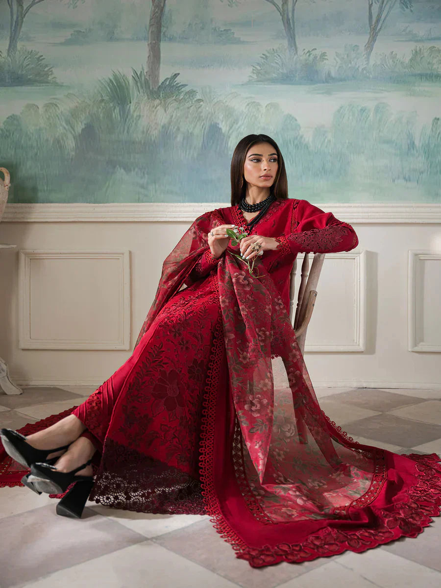 Maryum Hussain | Laani Luxury Pret | Ruby - House Of Anaya