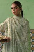 Cross Stitch | Chikankari Lawn | ICY MINT - House Of Anaya