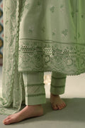 Cross Stitch | Chikankari Lawn | ICY MINT - House Of Anaya