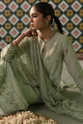 Cross Stitch | Chikankari Lawn Collection | P-01 - House Of Anaya