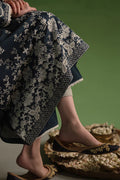 Cross Stitch | Chikankari Lawn | INSIGNIA BLUE - House Of Anaya