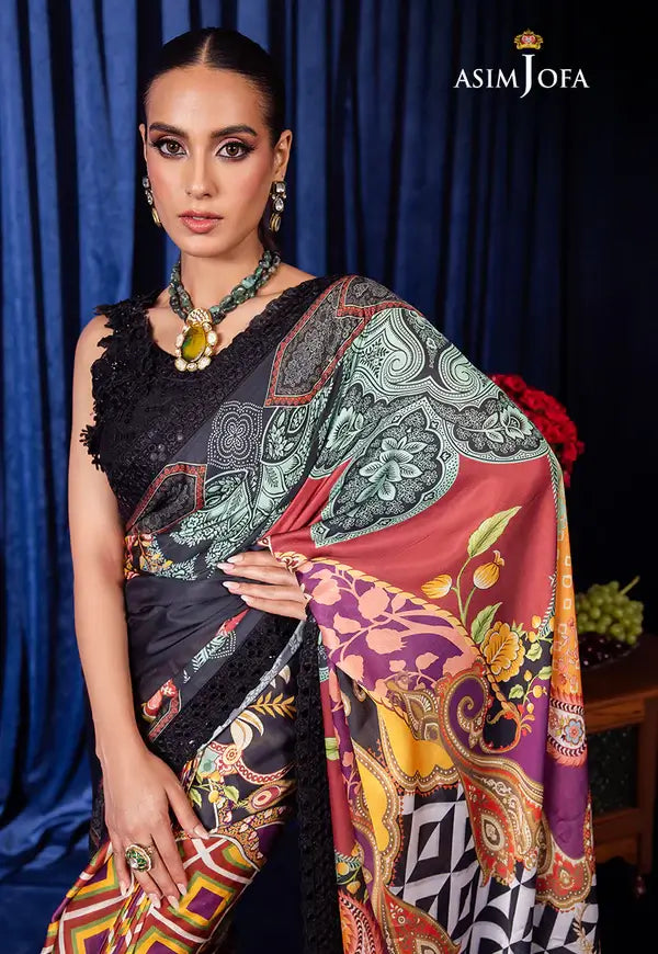 Asim Jofa | Bekhudi Luxury Chiffon 23 | AJBK-09 - House Of Anaya
