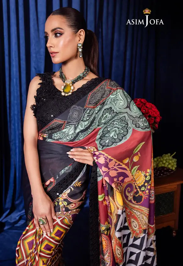 Asim Jofa | Bekhudi Luxury Chiffon 23 | AJBK-09 - House Of Anaya